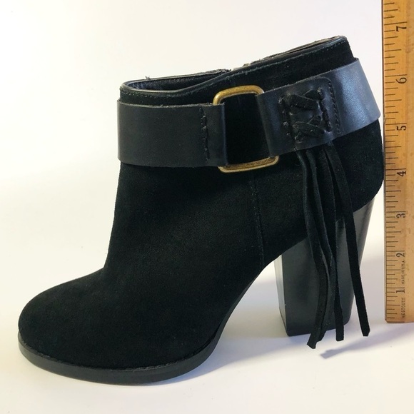 Kensie Massey Tassel Suede Booties - Picture 12 of 14